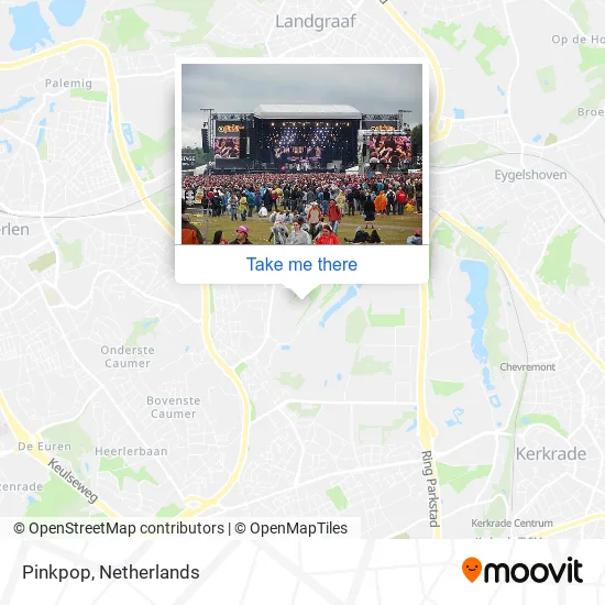 Pinkpop map
