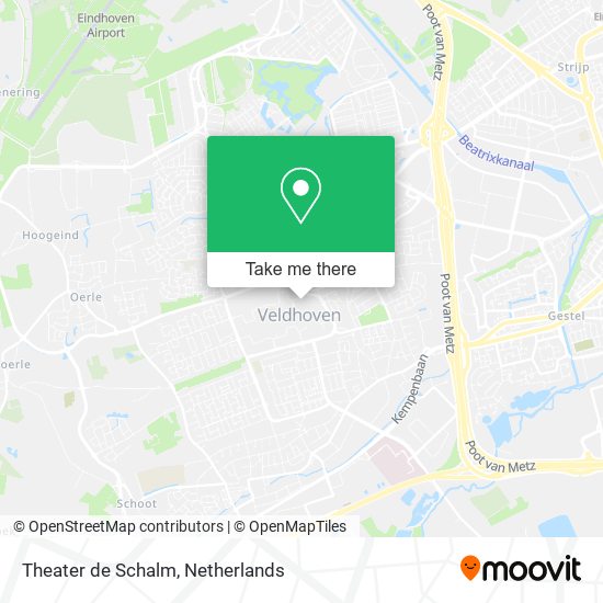 Theater de Schalm map
