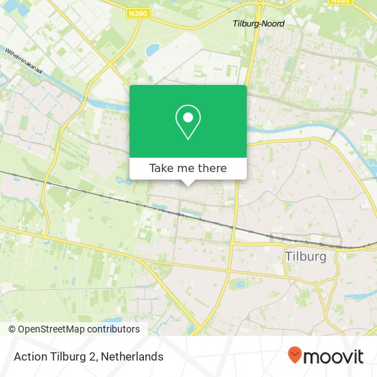 Action Tilburg 2 Karte