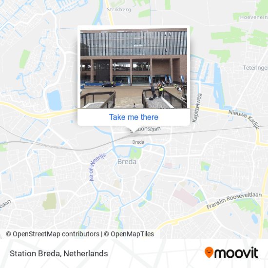 Station Breda map