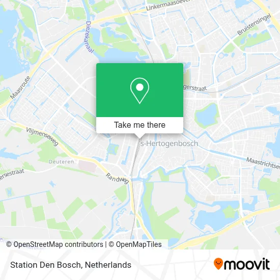Station Den Bosch map