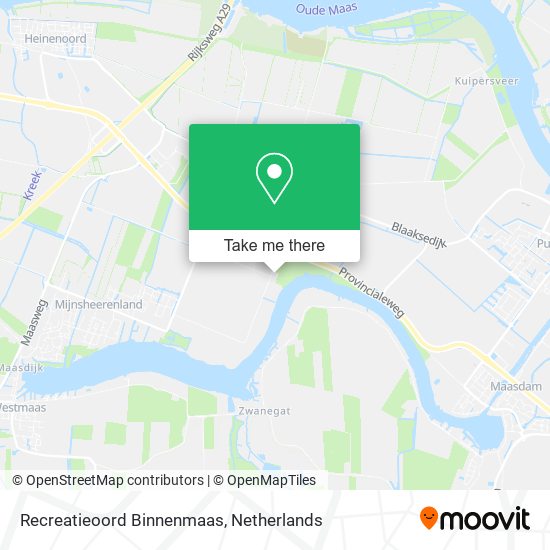 Recreatieoord Binnenmaas map
