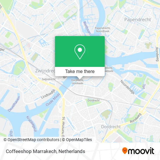 Coffeeshop Marrakech map
