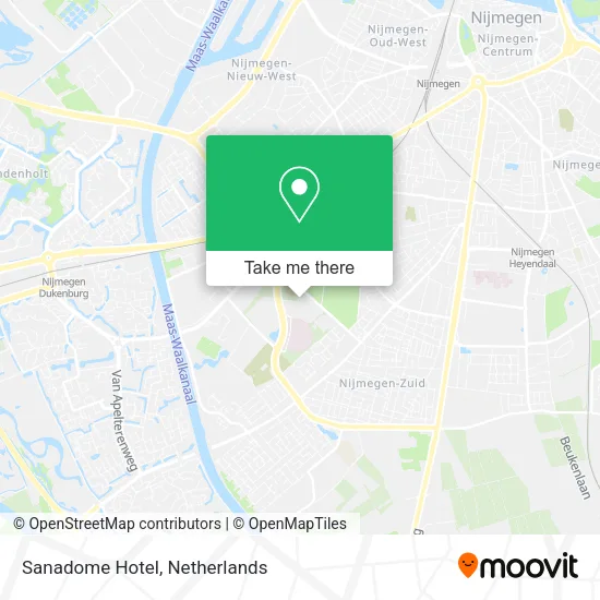 Sanadome Hotel map