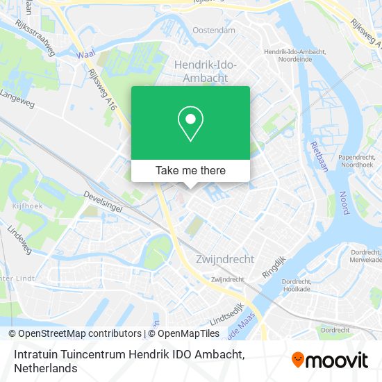 Intratuin Tuincentrum Hendrik IDO Ambacht map