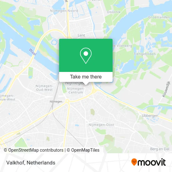 Valkhof map