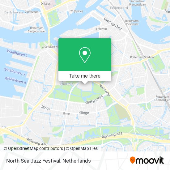 North Sea Jazz Festival map