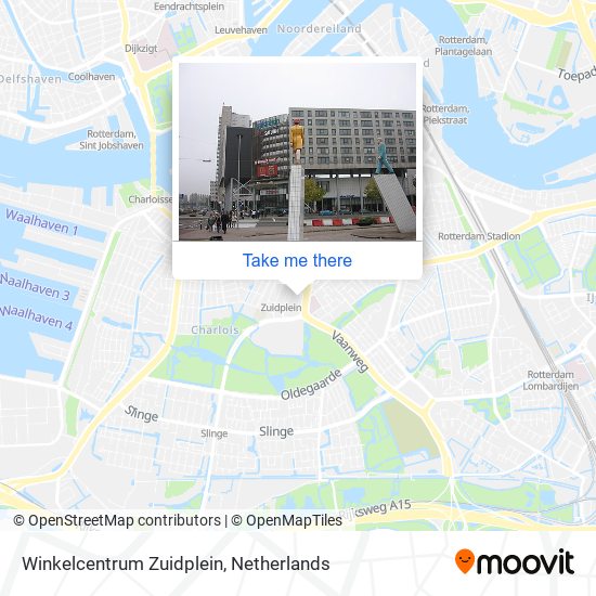 Winkelcentrum Zuidplein map