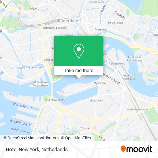 Hotel New York map