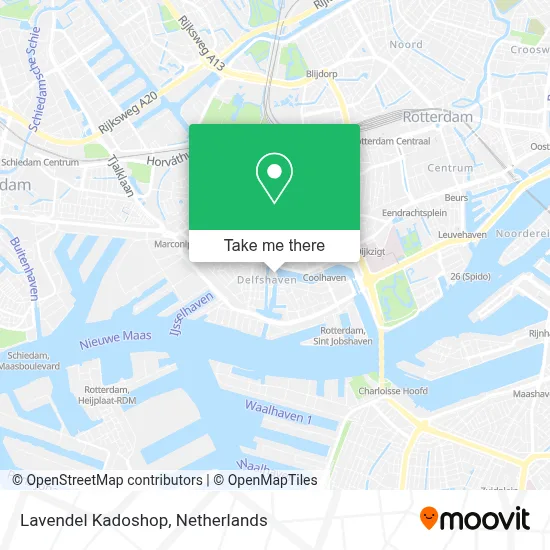 Lavendel Kadoshop map