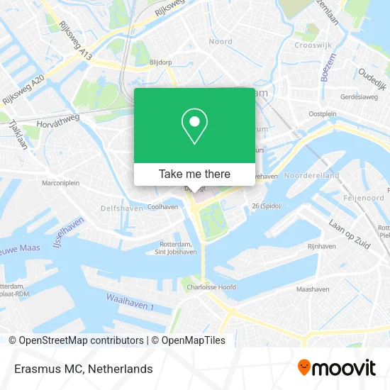 Erasmus MC map