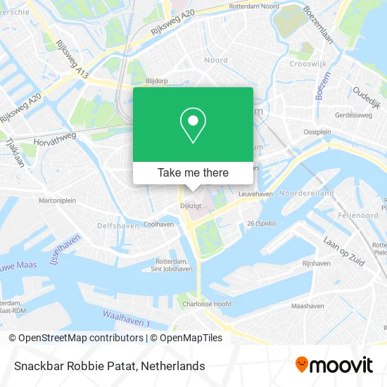 Snackbar Robbie Patat map