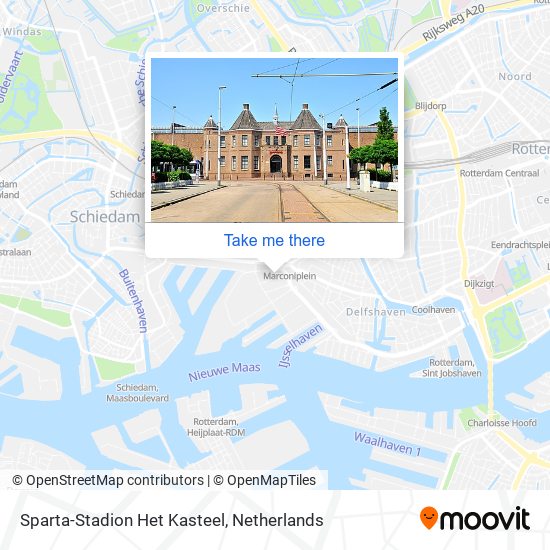 Sparta-Stadion Het Kasteel Karte