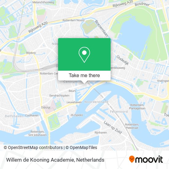 Willem de Kooning Academie map