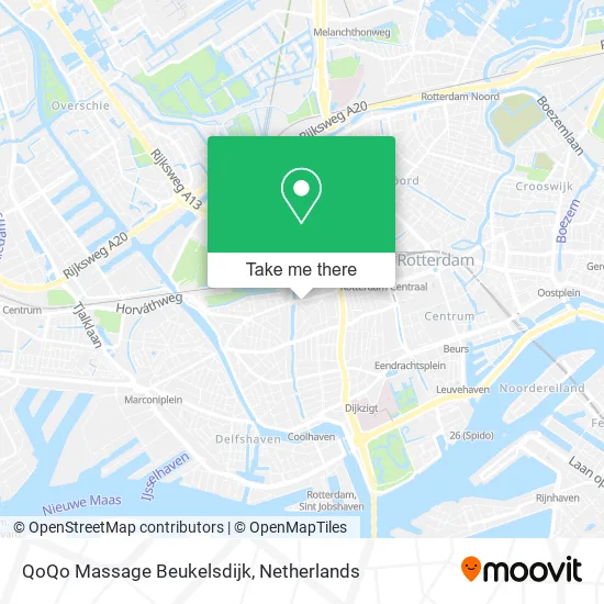 QoQo Massage Beukelsdijk map