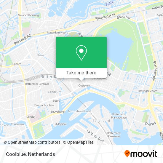 Snel Niet doen spoor How to get to Coolblue in Rotterdam by Bus, Metro or Train?