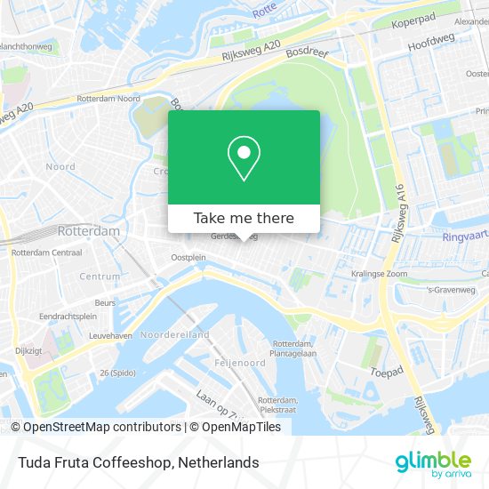 Tuda Fruta Coffeeshop map