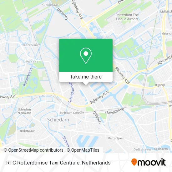 RTC Rotterdamse Taxi Centrale map