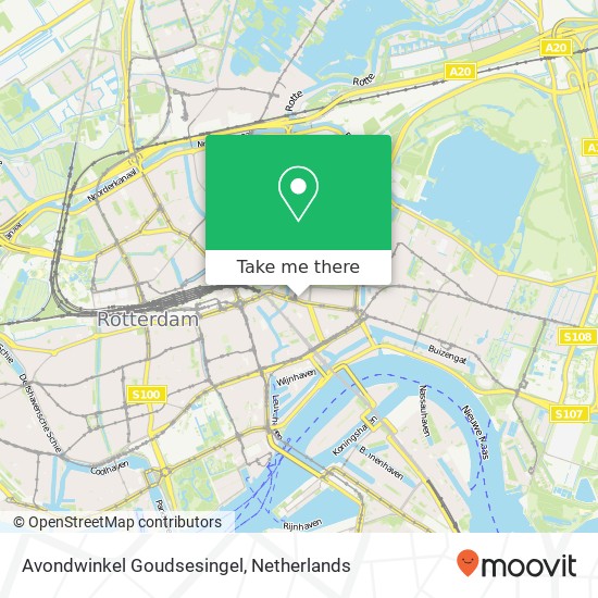 Avondwinkel Goudsesingel map