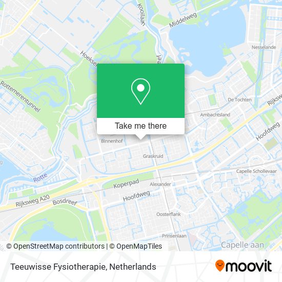 Teeuwisse Fysiotherapie map