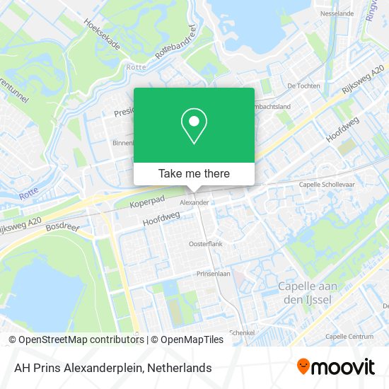 AH Prins Alexanderplein map