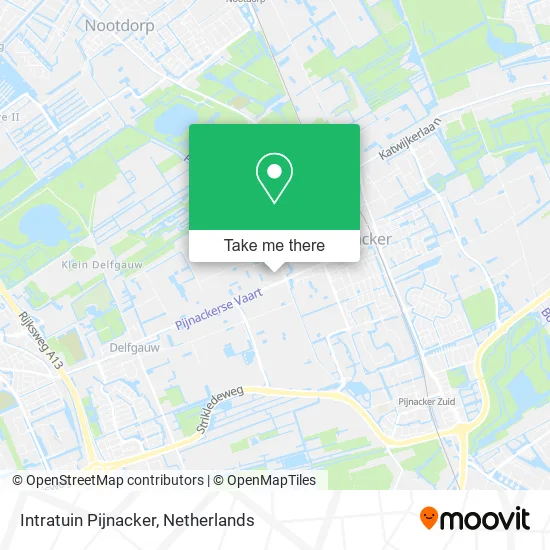 Intratuin Pijnacker map