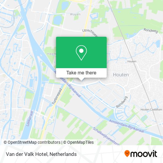 Van der Valk Hotel map