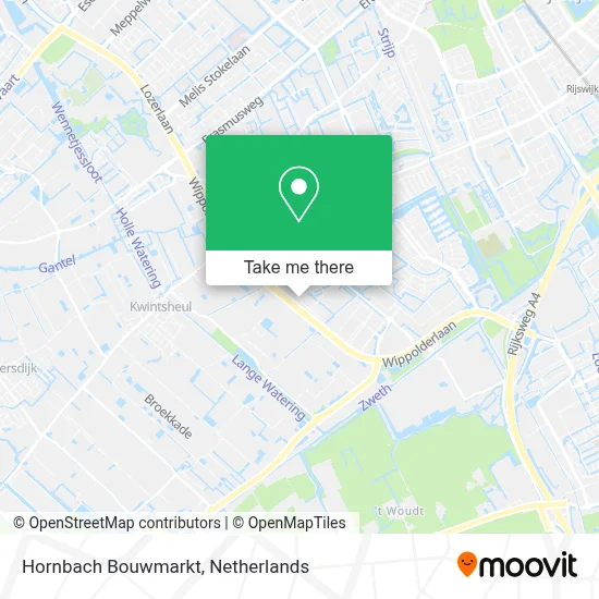 Hornbach Bouwmarkt map
