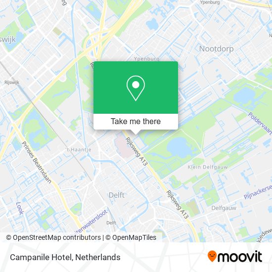 Campanile Hotel map