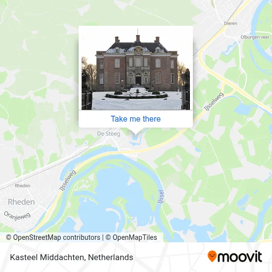 Kasteel Middachten map