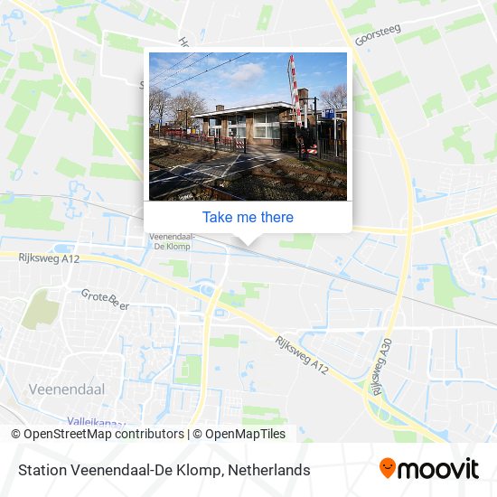 Station Veenendaal-De Klomp map