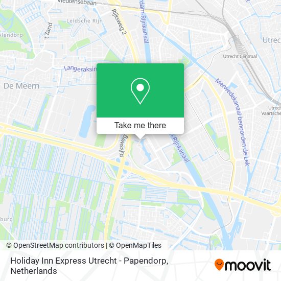 Holiday Inn Express Utrecht - Papendorp map