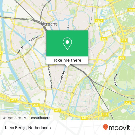 Klein Berlijn map