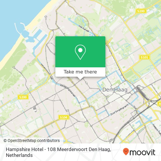 Hampshire Hotel - 108 Meerdervoort Den Haag map