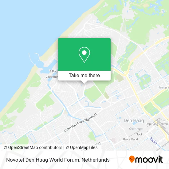 Novotel Den Haag World Forum map