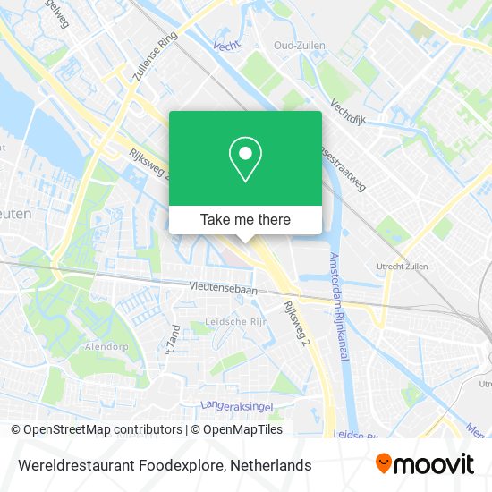 Wereldrestaurant Foodexplore map