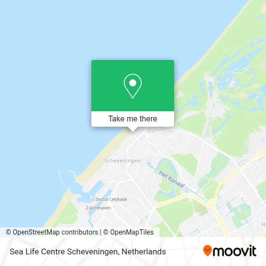Sea Life Centre Scheveningen map