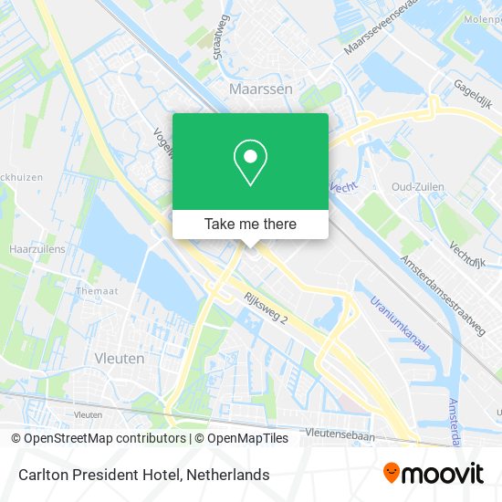 Carlton President Hotel map