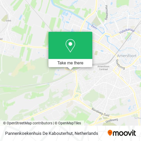 Pannenkoekenhuis De Kabouterhut Karte