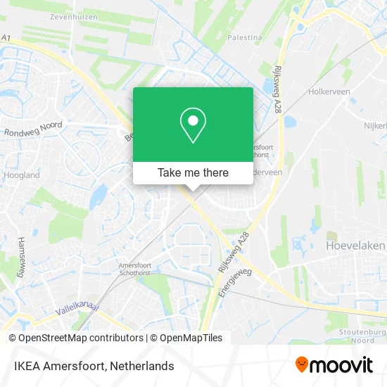 IKEA Amersfoort map