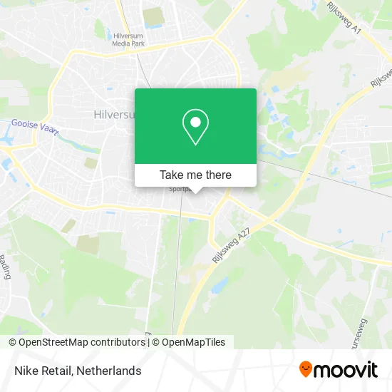 Nike Retail map
