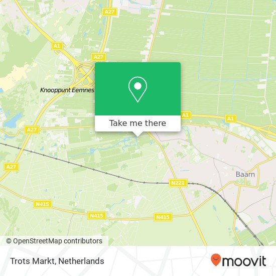 Trots Markt map