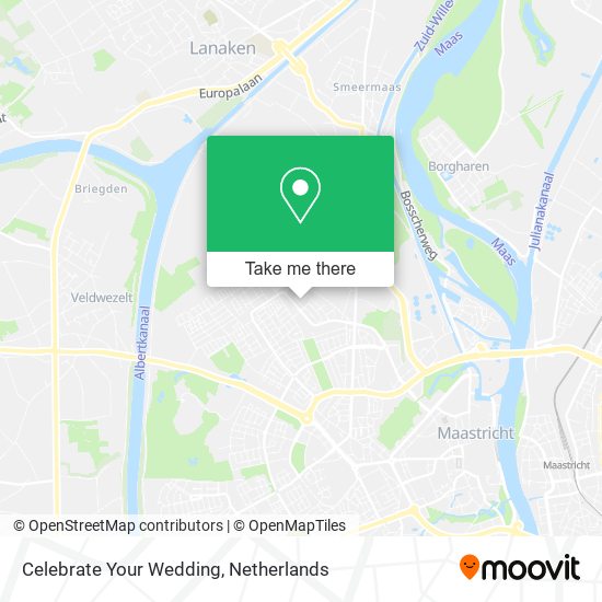 Celebrate Your Wedding map