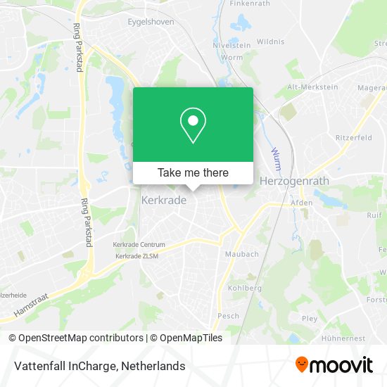 Vattenfall InCharge map