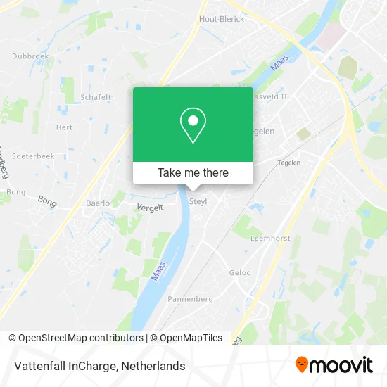 Vattenfall InCharge map