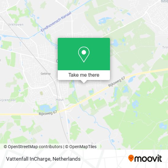 Vattenfall InCharge map