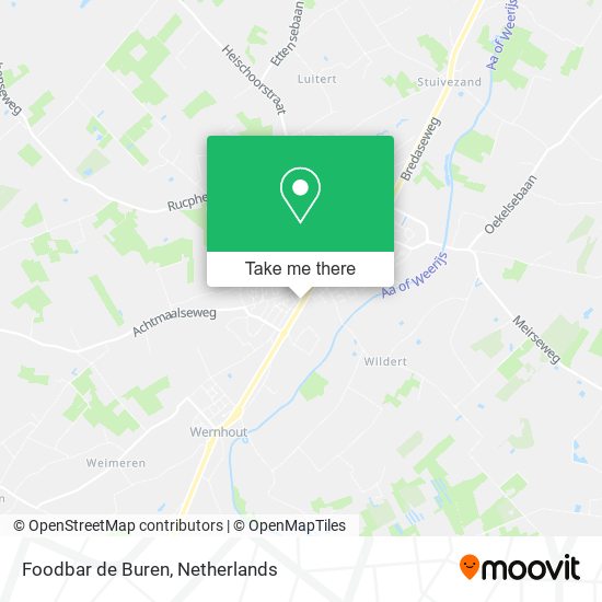 Foodbar de Buren map