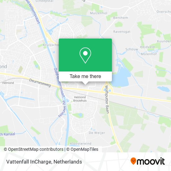 Vattenfall InCharge map