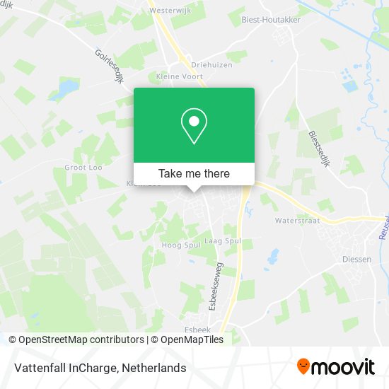 Vattenfall InCharge map