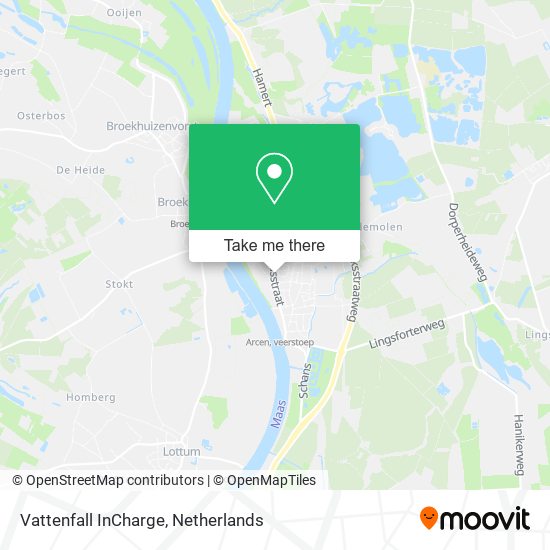 Vattenfall InCharge map